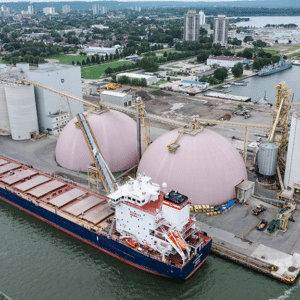 Parrish & Heimbecker facility at the Port of Hamilton.